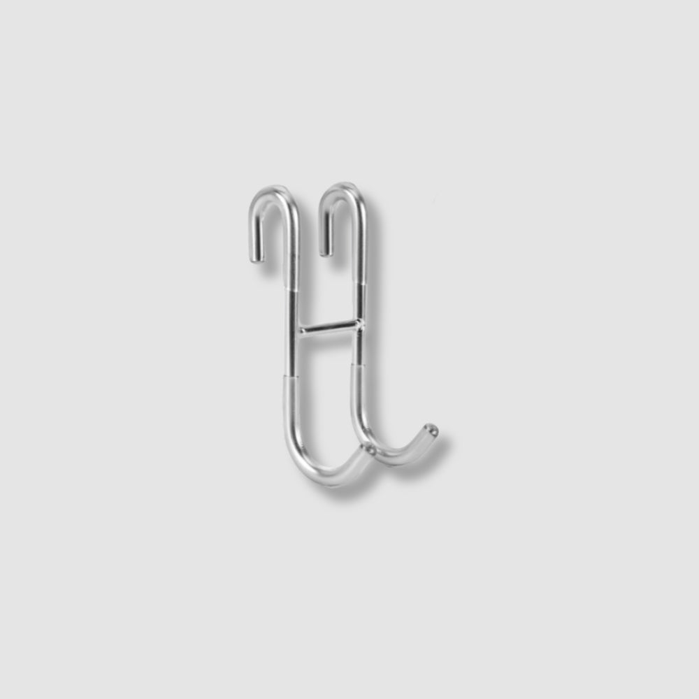 Twin Hook Silver