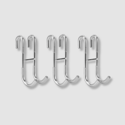 Twin Hook Silver